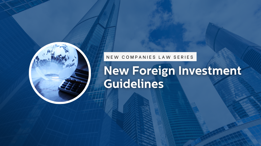 New Foreign Investment Guidelines Under New Saudi Arabian Companies Law